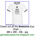 Check out All the Awesome eye chart